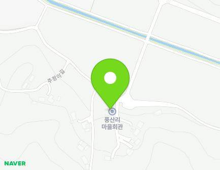 충청남도 보령시 미산면 주정이길 66-4 (풍산마을회관) 지도