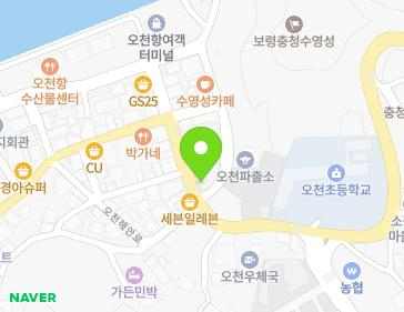 충청남도 보령시 오천면 충청수영로 834 지도
