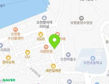 충청남도 보령시 오천면 충청수영로 838 지도