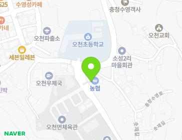 충청남도 보령시 오천면 솟재길 296 지도