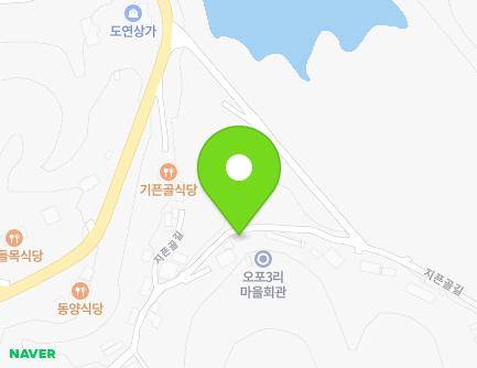 충청남도 보령시 오천면 지픈골길 34 (오포3리마을회관) 지도