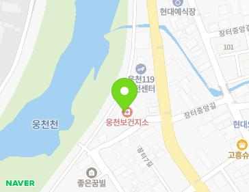 충청남도 보령시 웅천읍 충서로 939-4 (보령시보건소웅천지소) 지도