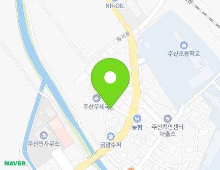 충청남도 보령시 주산면 충서로 405-3 (주산의용소방대) 지도