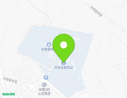 충청남도 보령시 주포면 보령읍성길 87-22 (주포초등학교) 지도