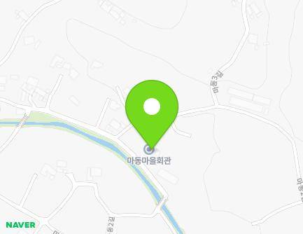 충청남도 보령시 청소면 마동2길 86 (마동마을회관) 지도