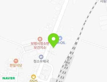 충청남도 보령시 청소면 청소큰길 190 (교회) 지도