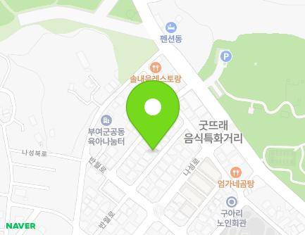 충청남도 부여군 부여읍 반월로 22-13 (구아다세대주택) 지도
