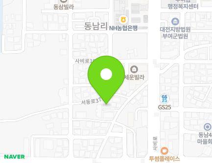 충청남도 부여군 부여읍 사비로15번길 10-6 지도