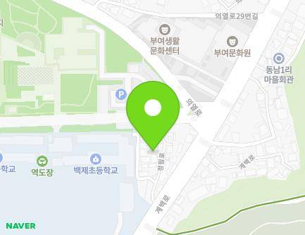 충청남도 부여군 부여읍 정림로 96-13 지도