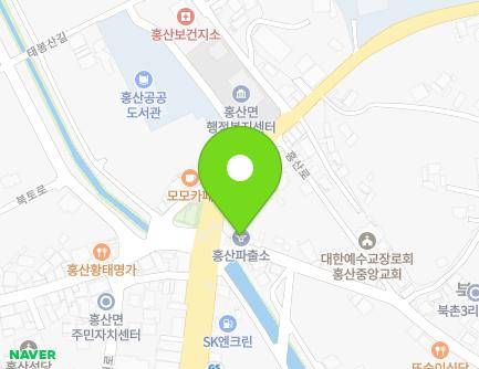 충청남도 부여군 홍산면 홍산로 70 (홍산지구대) 지도