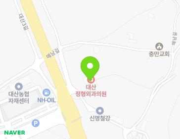 충청남도 서산시 대산읍 충의로 2004 지도