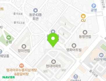 충청남도 서산시 율지8로 40 (동문동, 현아빌라) 지도