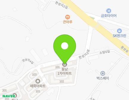 충청남도 서산시 한성지3로 29 (수석동, 동남아파트) 지도