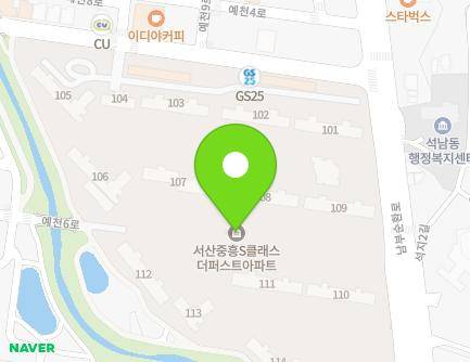 충청남도 서산시 예천5로 32 (예천동, 서산중흥S클래스더퍼스트) 지도