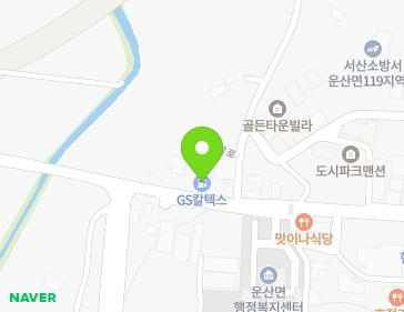 충청남도 서산시 운산면 운암로 1007 지도
