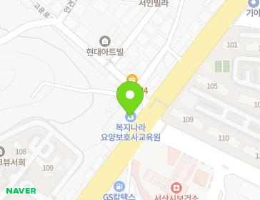 충청남도 서산시 고운로 33 (읍내동) 지도