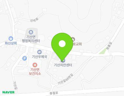 충청남도 서천군 기산면 기산길 70-2 (기산파출소) 지도