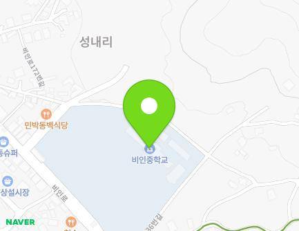 충청남도 서천군 비인면 비인로 142 (비인중학교) 지도