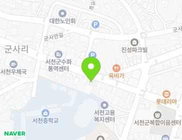 충청남도 서천군 서천읍 서천로 43-2 (삼거리꽃화원) 지도