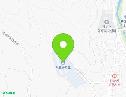 충청남도 서천군 판교면 종판로887번길 39-7 (판교중학교) 지도