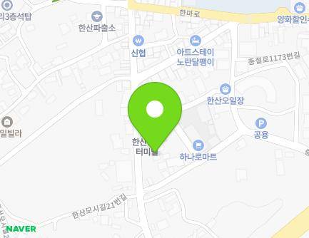 충청남도 서천군 한산면 한산모시길 26-1 (한산의원) 지도