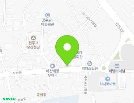 충청남도 아산시 배방읍 모산로 177 (가람배관자재) 지도