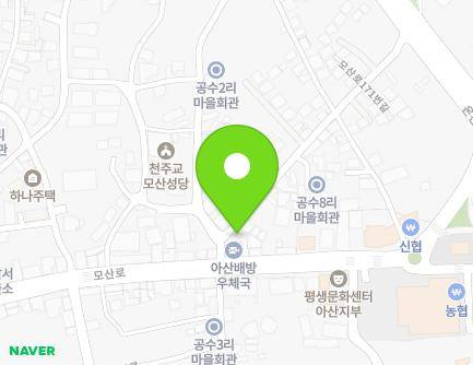 충청남도 아산시 배방읍 모산로 171 (배방우체국) 지도