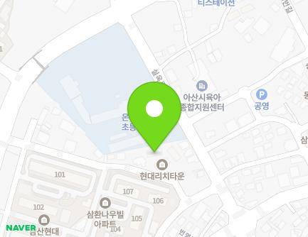 충청남도 아산시 문화로 26-23 (실옥동, 현대리치타운) 지도