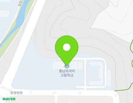 충청남도 아산시 탕정면 탕정면로 53-60 (충남외국어고등학교) 지도