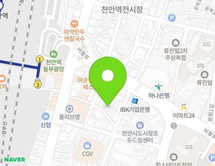 충청남도 천안시 동남구 명동길 55-6 (대흥동, 땡집) 지도