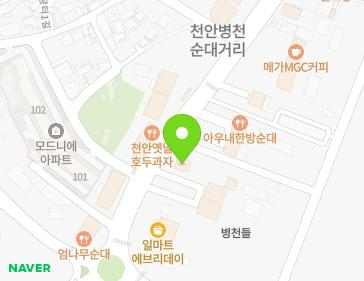 충청남도 천안시 동남구 병천면 아우내순대길 16 지도