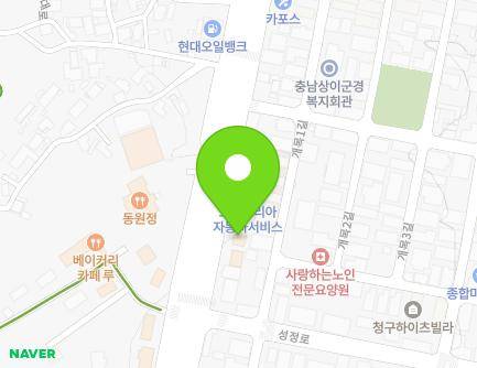 충청남도 천안시 동남구 서부대로 540 (봉명동) 지도