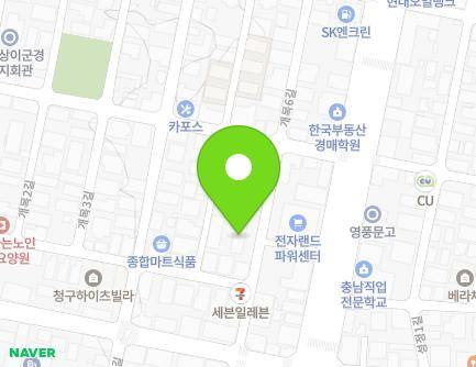 충청남도 천안시 동남구 개목6길 11 (봉명동) 지도