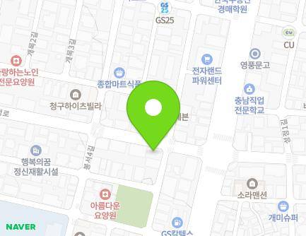 충청남도 천안시 동남구 성정로 32 (봉명동) 지도