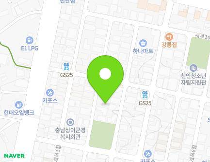 충청남도 천안시 동남구 개목2길 24 (봉명동) 지도