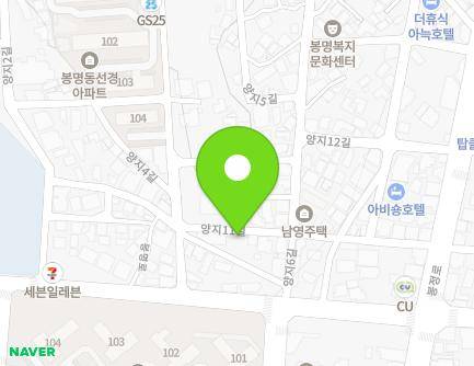 충청남도 천안시 동남구 양지4길 6-7 (봉명동, 자연유치원) 지도