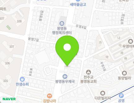 충청남도 천안시 동남구 봉정로 28-1 (봉명동, 온누리서울약국) 지도