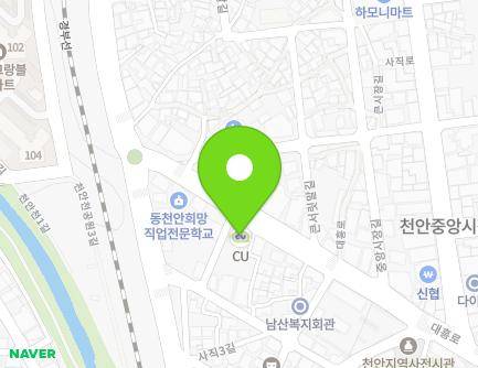 충청남도 천안시 동남구 대흥로 139 (사직동) 지도