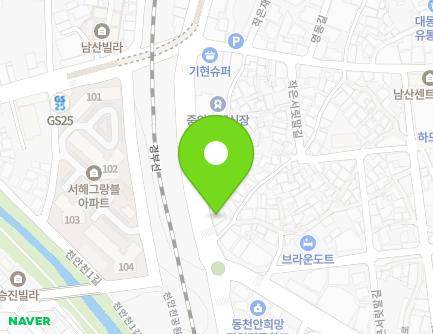 충청남도 천안시 동남구 대흥로 156 (사직동, 효성정밀) 지도