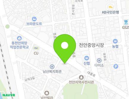 충청남도 천안시 동남구 대흥로 127 (사직동, 천안세브란스의원) 지도