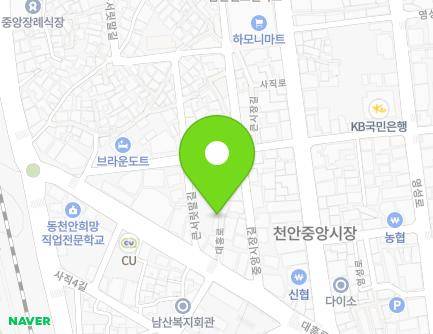 충청남도 천안시 동남구 큰서릿말길 6 (사직동, 우리주차장) 지도