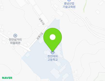 충청남도 천안시 동남구 삼룡3길 30 (삼룡동, 천안여자고등학교) 지도