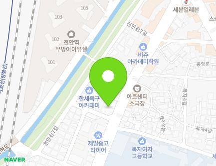 충청남도 천안시 동남구 대흥로 321 (성황동, 수평빌딩) 지도