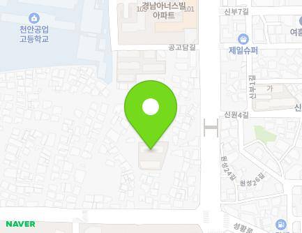 충청남도 천안시 동남구 성황로 75-17 (성황동, 성광아파트) 지도