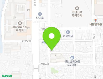 충청남도 천안시 동남구 신부1길 6 (신부동, 애플피아노) 지도