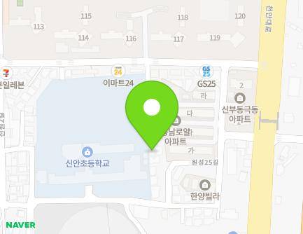 충청남도 천안시 동남구 신부8길 22-7 (신부동, 현대빌라) 지도