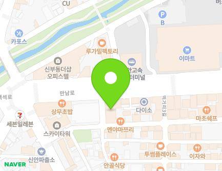 충청남도 천안시 동남구 만남로 18 (신부동, 휴먼빌딩) 지도