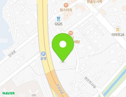 충청남도 천안시 동남구 단대1로 104-12 (신부동) 지도