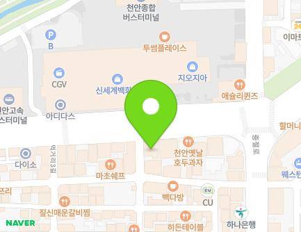 충청남도 천안시 동남구 만남로 40 (신부동) 지도