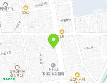 충청남도 천안시 동남구 중앙로 53 (영성동) 지도